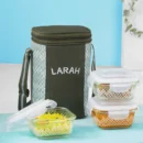 Larah Gracia Square Glass Lunchbox
